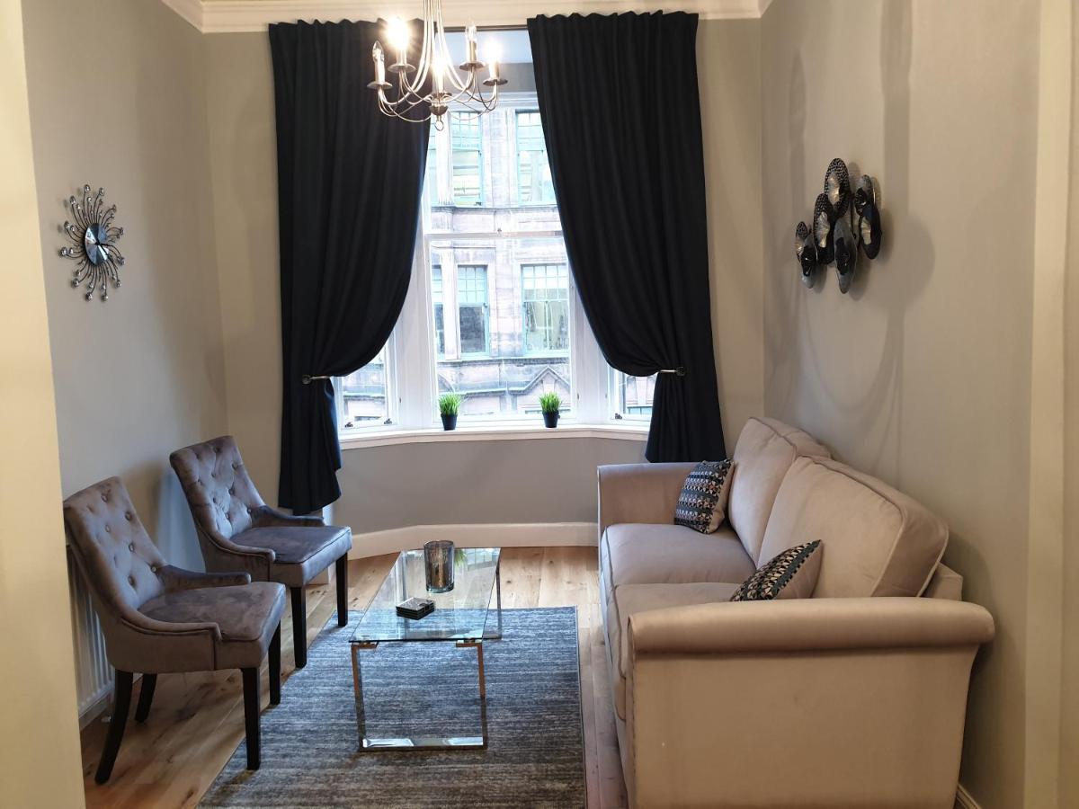Modern Glasgow City Centre Apartment Extérieur photo