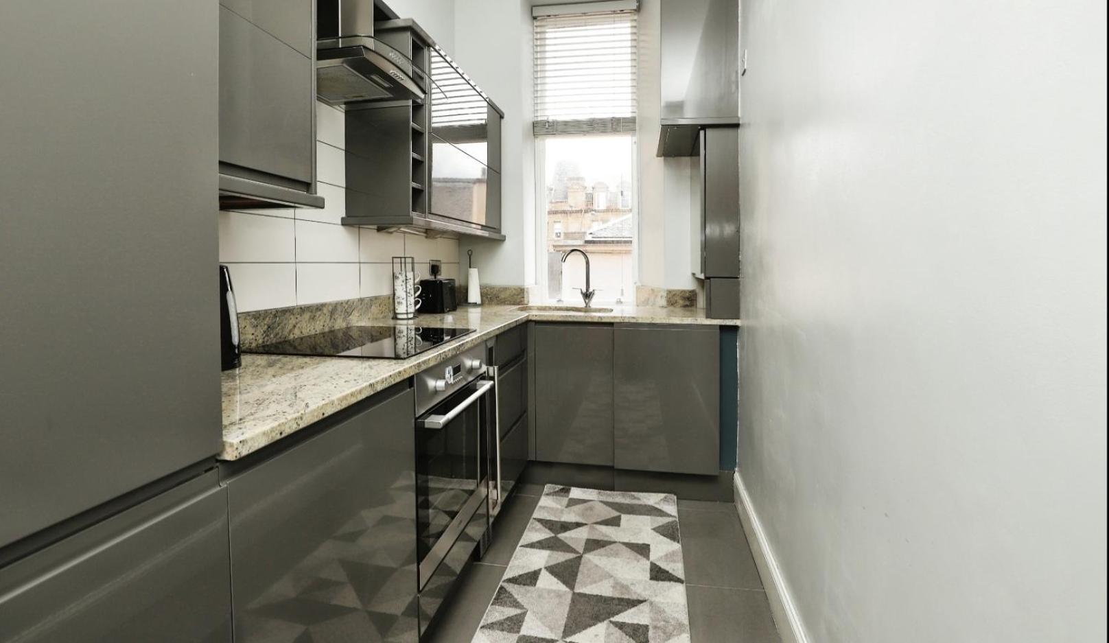 Modern Glasgow City Centre Apartment Extérieur photo